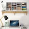Adiroffice White, MDF Wood, 11.8 in W, 16.3 in L, 39.3 in D ADI500-24-WHI-MK - alternate 2
